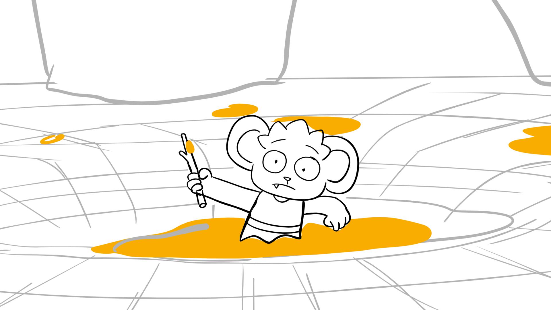 Fun with Nubs — Ep. 112, lámina 101, storyboard by Melissa Ballesteros